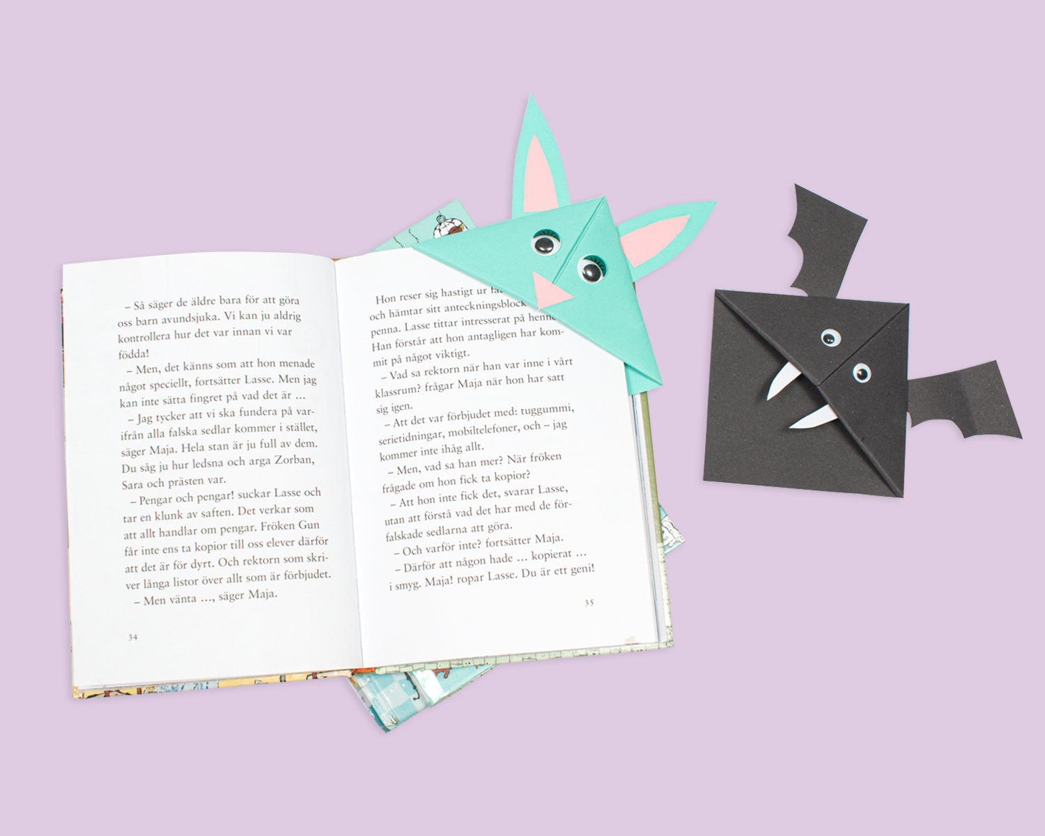 Fold your own bookmark