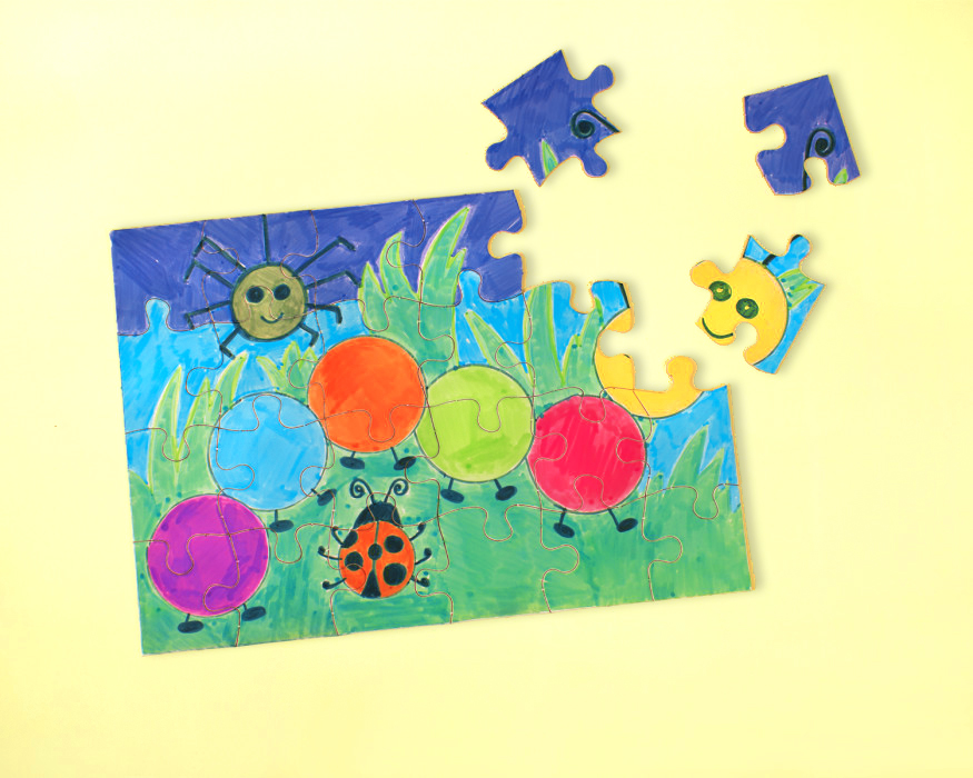 Paint your own puzzle